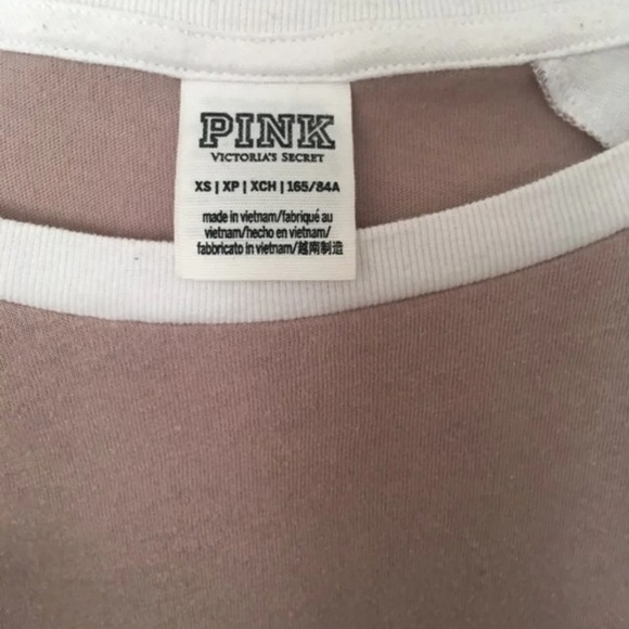 PINK Rose Gold Baseball Shirt - Picture 4 of 4